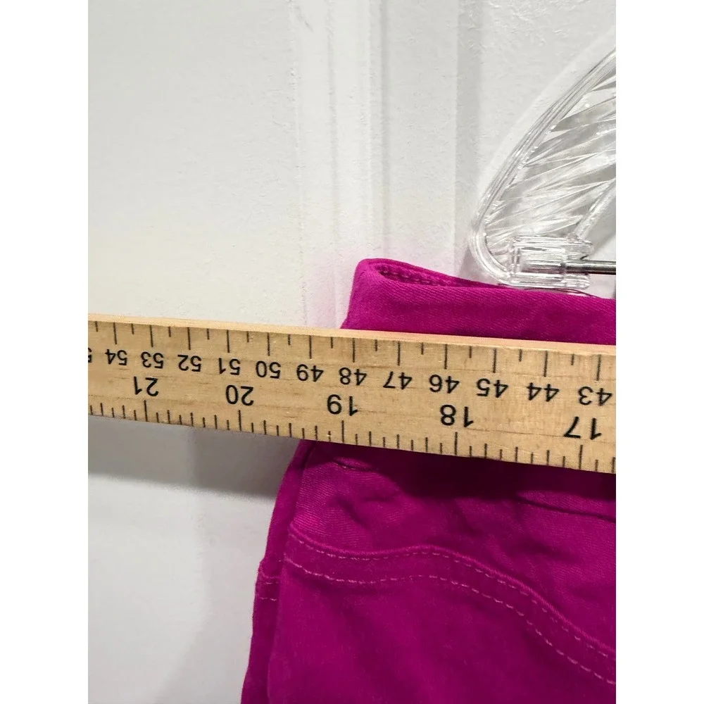 Soft Surroundings Womens Shorts Pull On Stretch Magenta Pink 1X - Picture 4 of 7